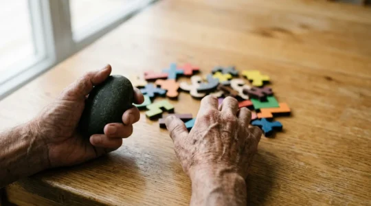 Abstract conceptual photograph illustrating the gap between brain training promises and cognitive reality in dementia prevention