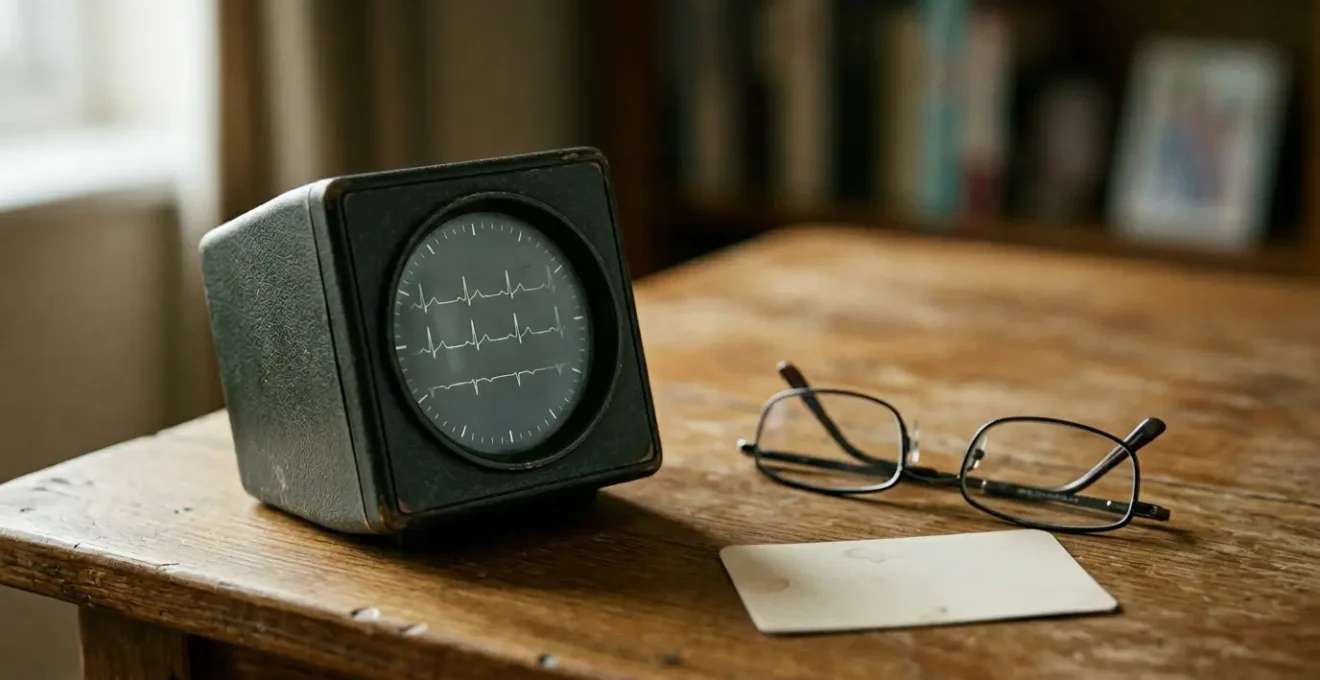 Medical awareness composition highlighting undiagnosed cardiac conditions in elderly British population