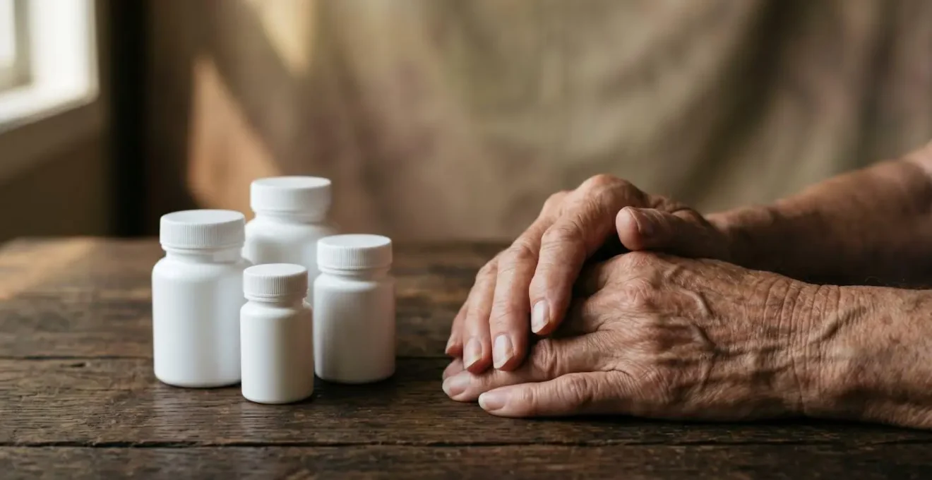 Symbolic representation of integrating osteopathic care to reduce medication burden in elderly pain management